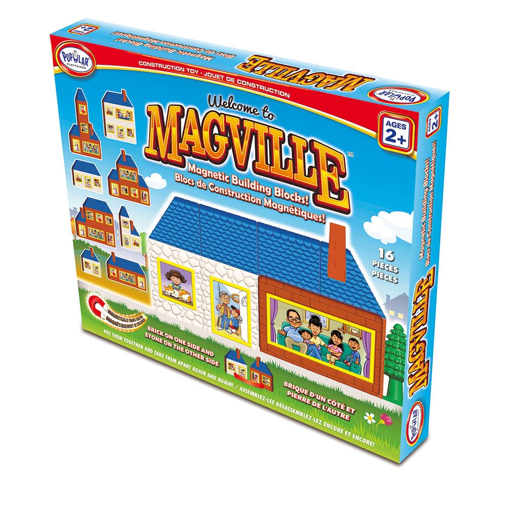 Amazon.com: POPULAR PLAYTHINGS Magville Magnetic Building Block